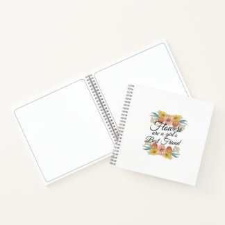 Cuaderno Las flores son el mejor amigo de los Chicas - Zinn