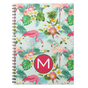 Cuaderno Las flores y los pájaros tropicales el   añaden 