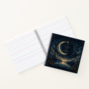 Cuaderno Las Guías de la Luna   Arte Celestial de Luna y Es