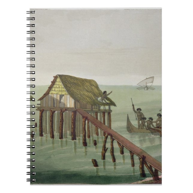 Cuaderno Las habitaciones de la tribu de Papu, Rawak, (Frente)