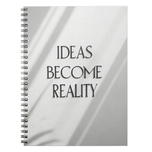 Cuaderno Las ideas se convierten en Reality Journal - Simpl (Frente)