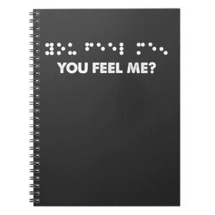 Cuaderno Las letras Braille Me Sienten Ciegas