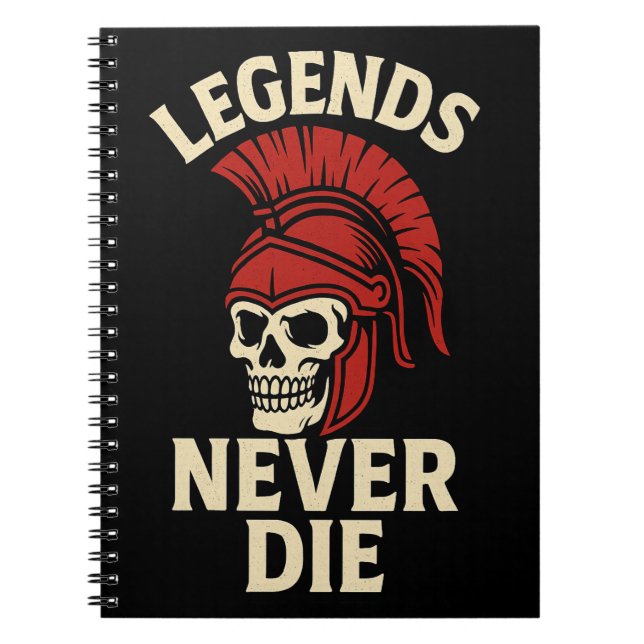 Cuaderno Las leyendas nunca mueren (Frente)