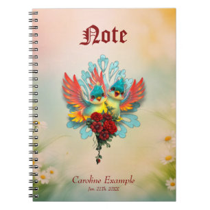 Cuaderno Las lindas aves de buen humor.