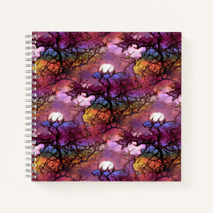Cuaderno Las lunas en los árboles......