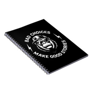 Cuaderno Las malas elecciones del mono hacen que las buenas