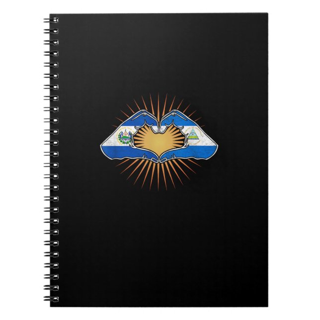 Cuaderno Las Manos Corazales De El Salvador Y Nicaragua (Frente)