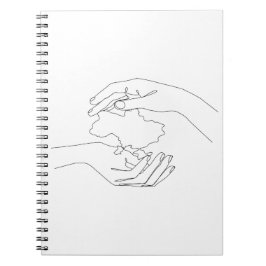 Cuaderno Las manos humanas protegen a Ucrania. Ucraniano