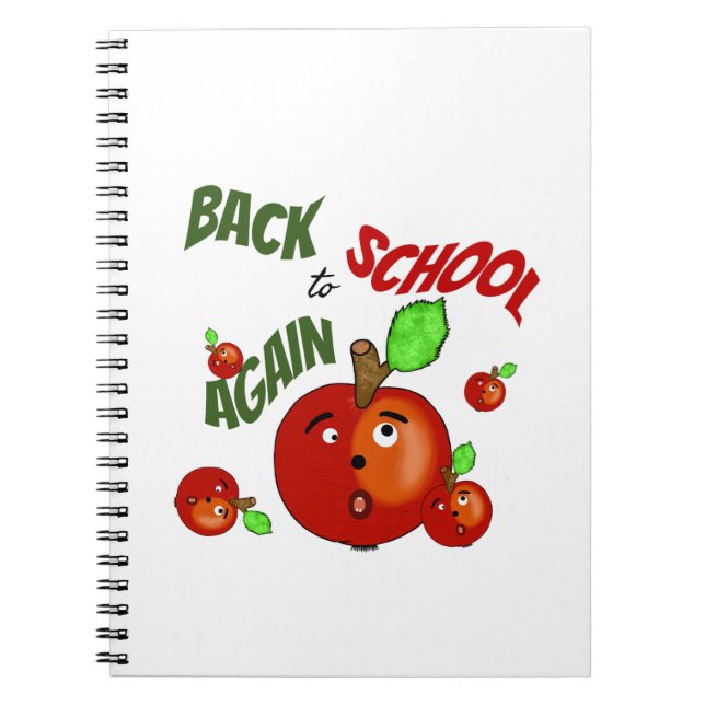 Cuaderno Las manzanas rojas vuelven a la escuela (Frente)
