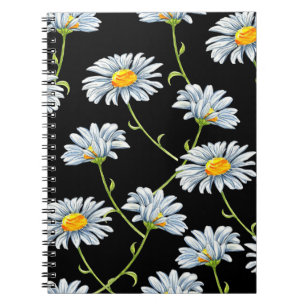 Cuaderno Las mareas acuáticas. Fondo floral impecable con