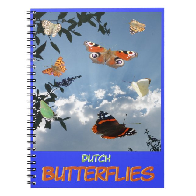 Cuaderno Las Mariposas Neerlandesas Se Encogen. Bloc de not (Frente)