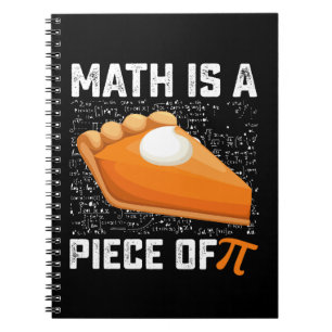 Cuaderno Las matemáticas son una porción de tarta del día d