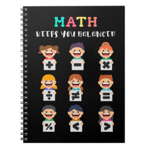 Cuaderno Las matemáticas te mantienen equilibrado