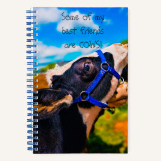 Cuaderno Las mejores amigas son las vacas