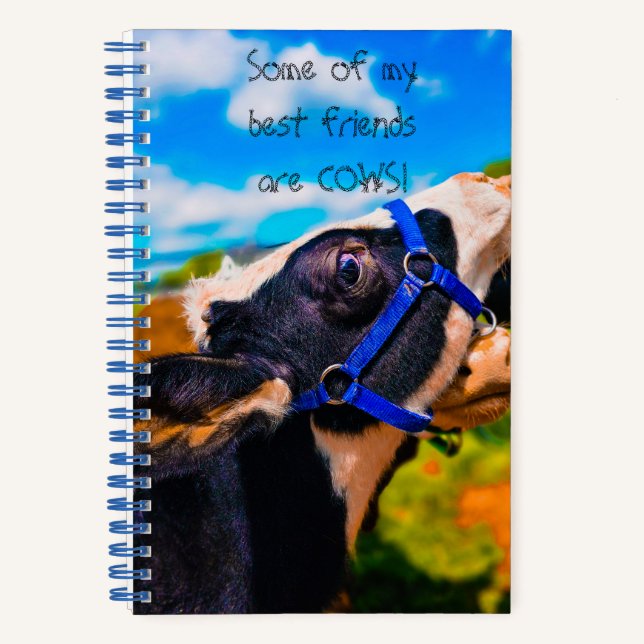Cuaderno Las mejores amigas son las vacas (Anverso)