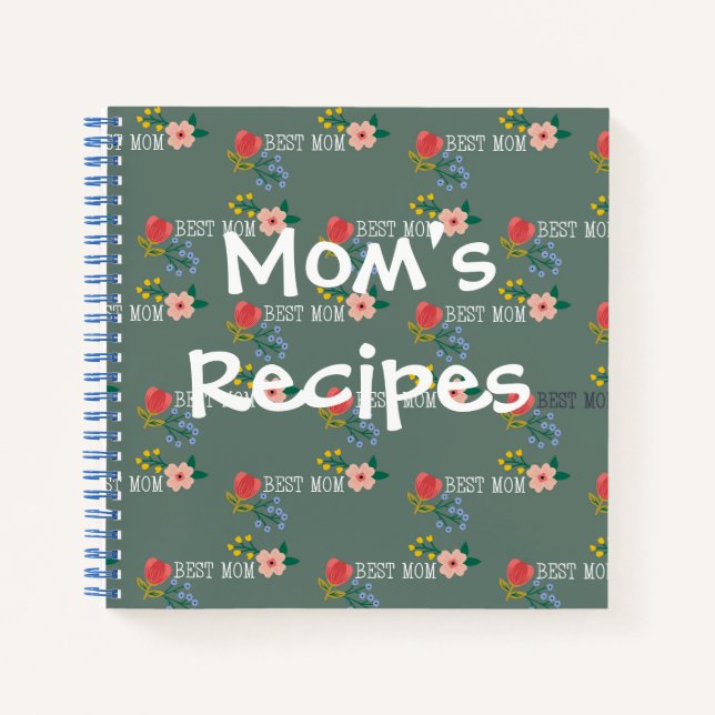 Cuaderno Las mejores recetas de mamá (Anverso)