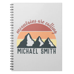 Cuaderno Las montañas de colores pastel son grises monocíri