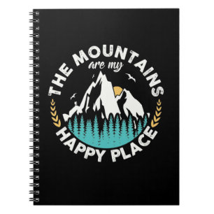 Cuaderno Las Montañas Son Mi Lugar Feliz