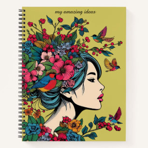 Cuaderno Las mujeres de la impresión de arte para portátile