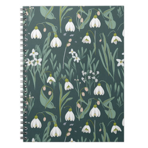 Cuaderno Las Nieves Blancas Florecen En Verde