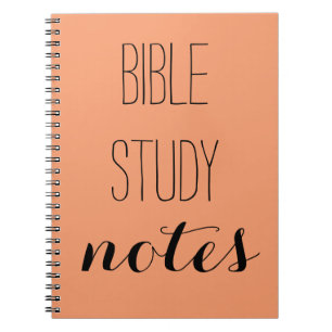 Cuaderno "Las notas del estudio de la biblia" escogen su