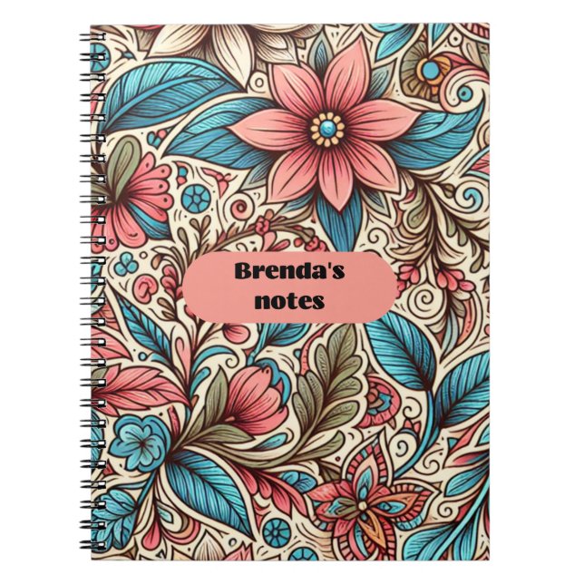 Cuaderno Las notas florales de Brenda (Frente)