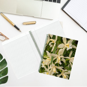Cuaderno Las orquídeas blancas y el cabello de venado se un