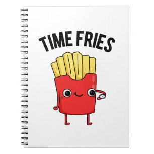 Cuaderno Las papas fritas divertidas patatas fritas frances