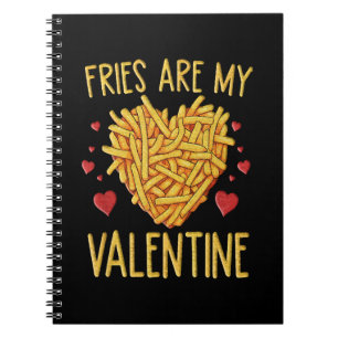 Cuaderno Las Papas Fritas Son Mi San Valentín