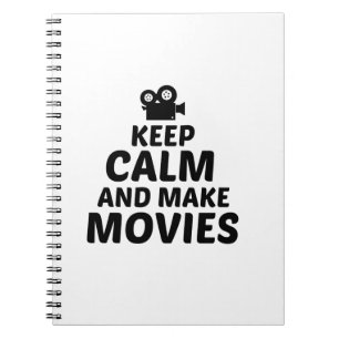 CUADERNO LAS PELÍCULAS MANTIENEN CALMA Y HACEN