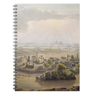 Cuaderno Las pirámides en El Cairo, grabado por Daniel