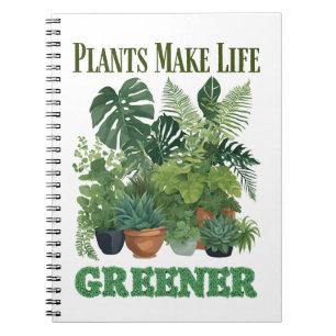 Cuaderno Las plantas hacen que la vida sea más verde