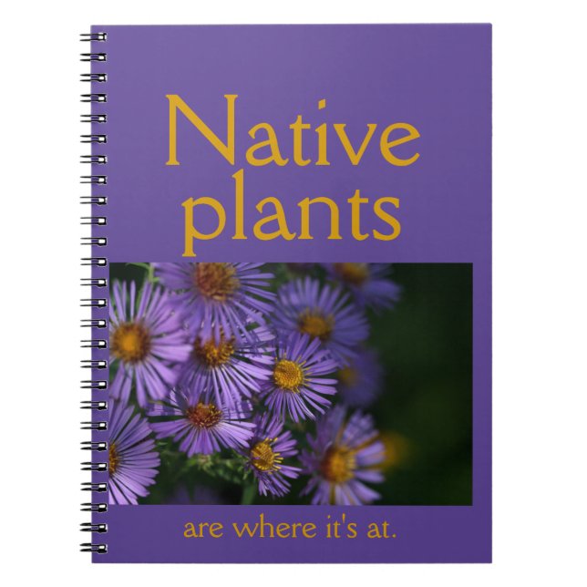 Cuaderno Las plantas nativas son lo máximo (Frente)