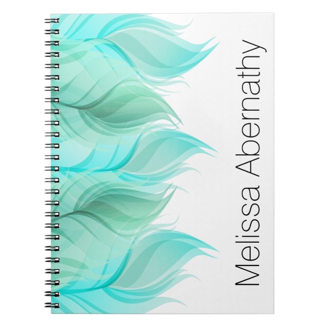 Cuaderno Las plumas de acuarela personalizadas (Frente)