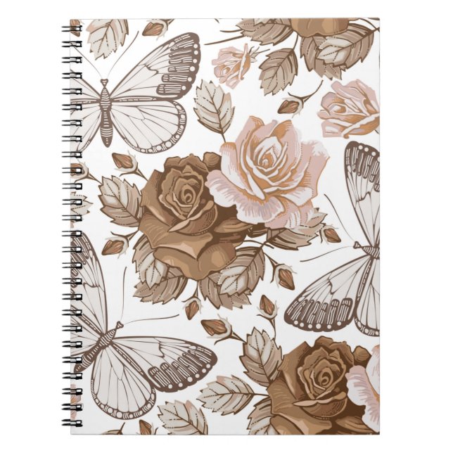 Cuaderno Las polillas de mariposas sin foco mosca de insect (Frente)