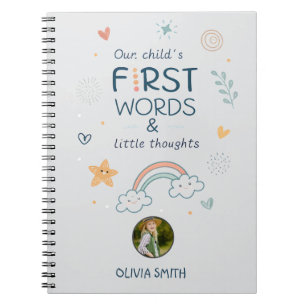 Cuaderno Las primeras palabras y pequeños pensamientos de n