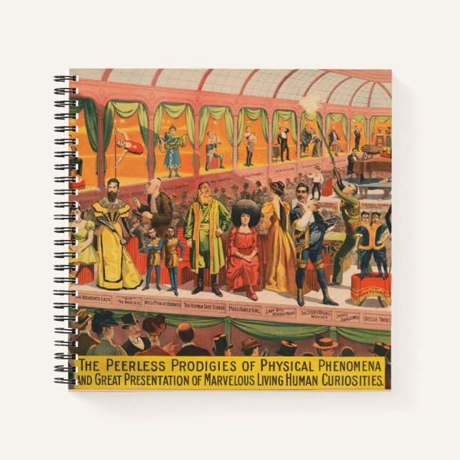 Cuaderno Las Prodigías Sin Pares Del Fenómeno Físico (Anverso)