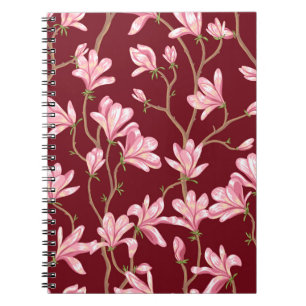 Cuaderno Las ramas de Magnolia: Ilustracion Vintage floreci