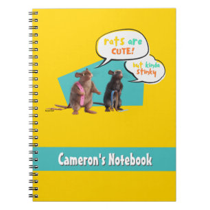 Cuaderno Las ratas son lindas pero un poco apestosas