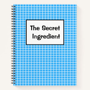 Cuaderno Las recetas de ingredientes secretos