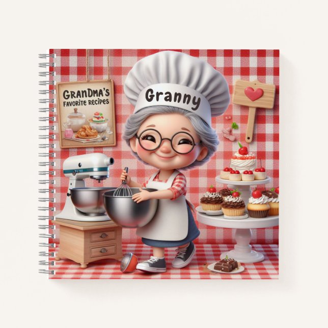 Cuaderno Las recetas favoritas de la abuela (Anverso)