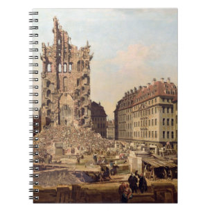 Cuaderno Las ruinas del Kreuzkirche viejo, Dresden