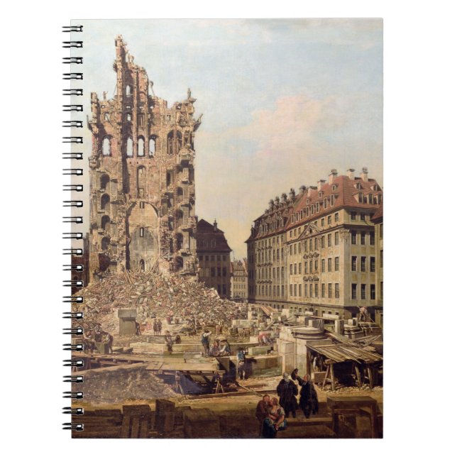 Cuaderno Las ruinas del Kreuzkirche viejo, Dresden (Frente)