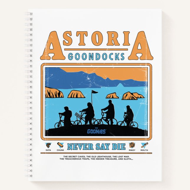 Cuaderno Las siluetas tontas sobre el muelle de Astoria (Anverso)