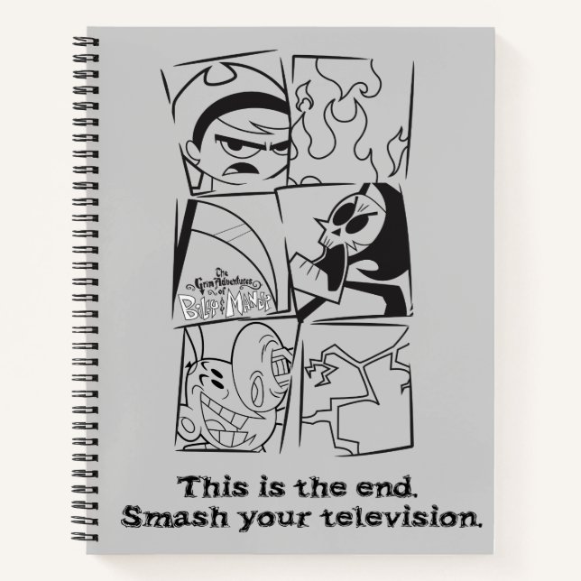 Cuaderno Las tristes aventuras de Billy & Mandy - El Fin (Anverso)
