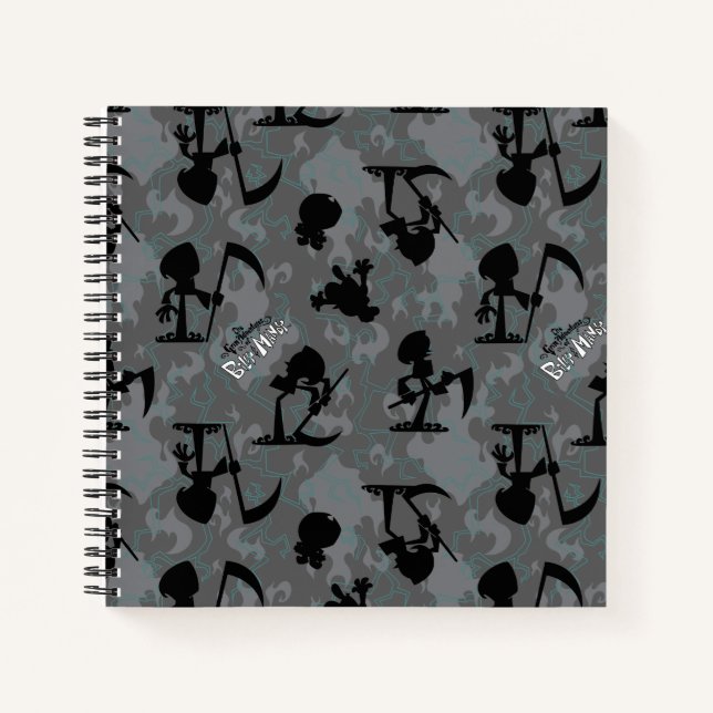 Cuaderno Las tristes aventuras de Billy & Mandy Pattern (Anverso)