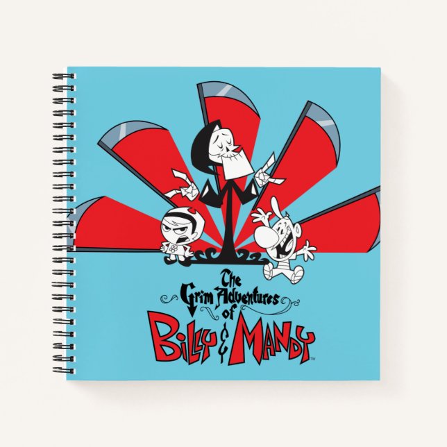 Cuaderno Las tristes aventuras de Billy & Mandy Scythes Art (Anverso)