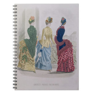 Cuaderno Las últimas modas de París, vestidos de tres dí
