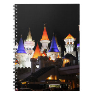 Cuaderno Las Vegas Castle Hotel Gaming Vegas City Colorous