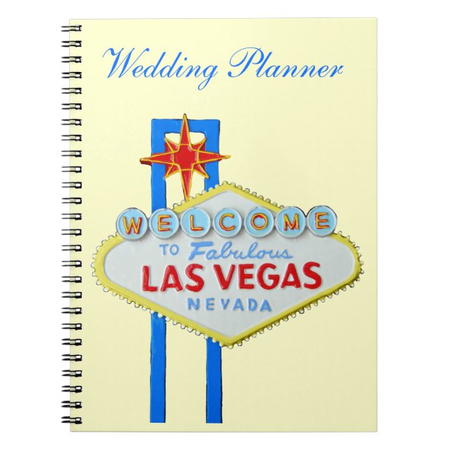 Cuaderno Las Vegas que casa al planificador (Frente)